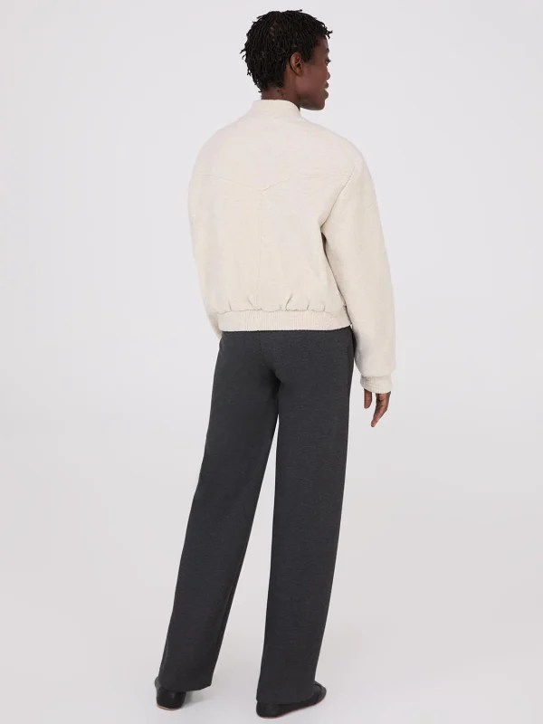 Button-Front Bomber Jacket - Image 8