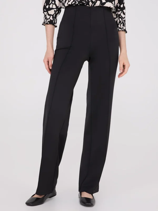 Front Pintuck Ankle Length High-Rise Pants - Image 2