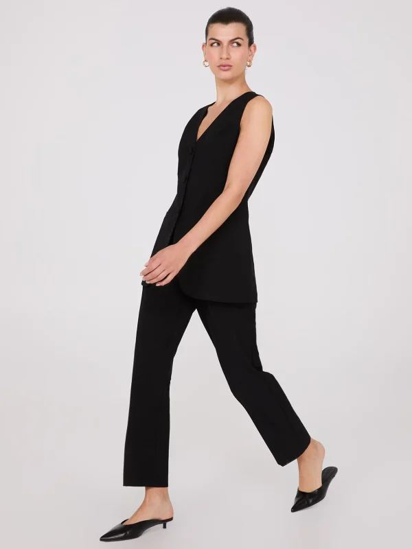 Sleeveless 3-Button Blazer - Image 3