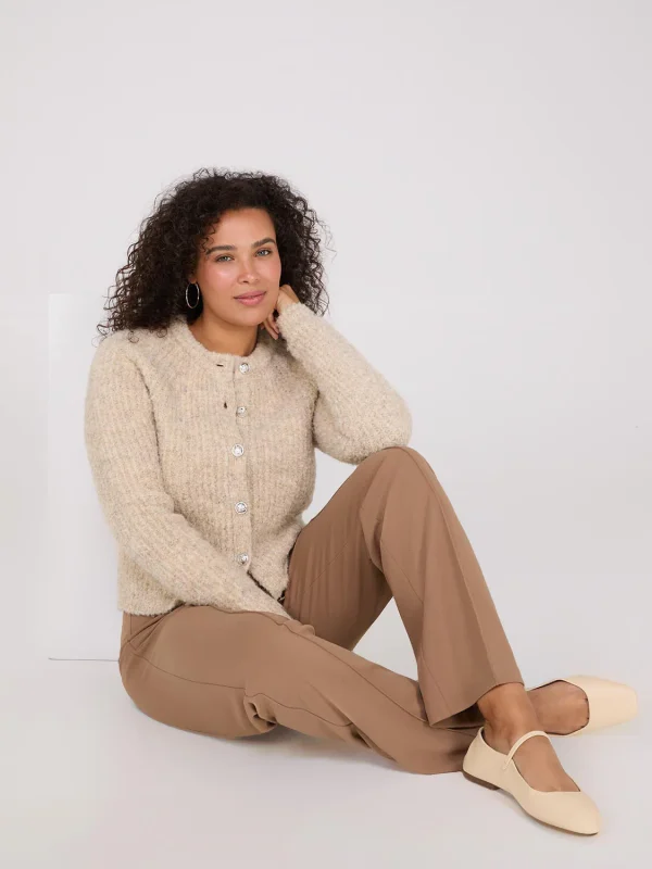 Wool Raglan Cardigan - Image 6