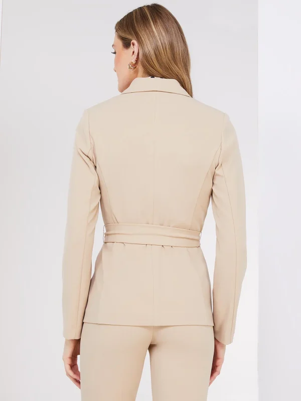 Sash Front Crepe Blazer - Image 11