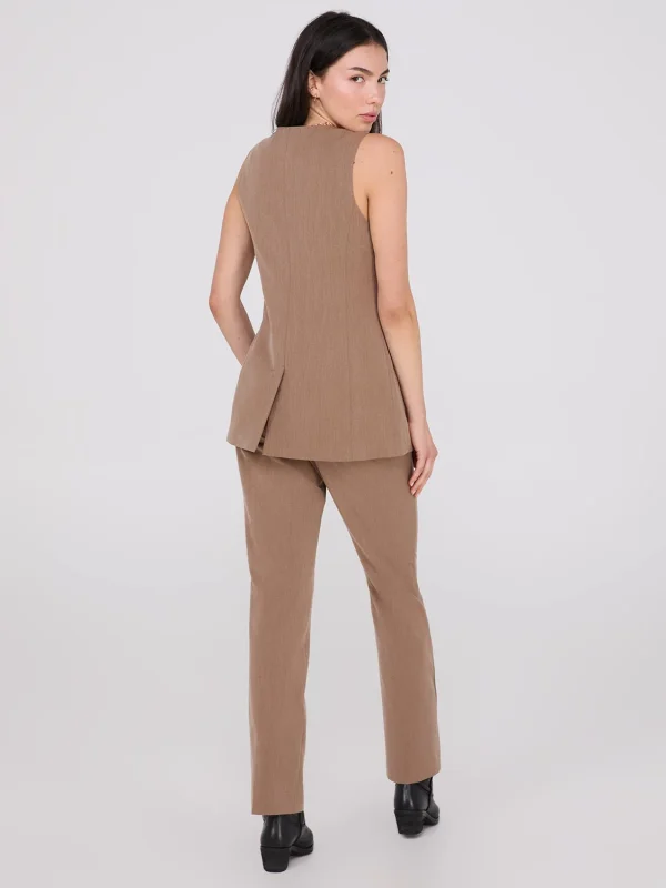 Sleeveless 3-Button Blazer - Image 14