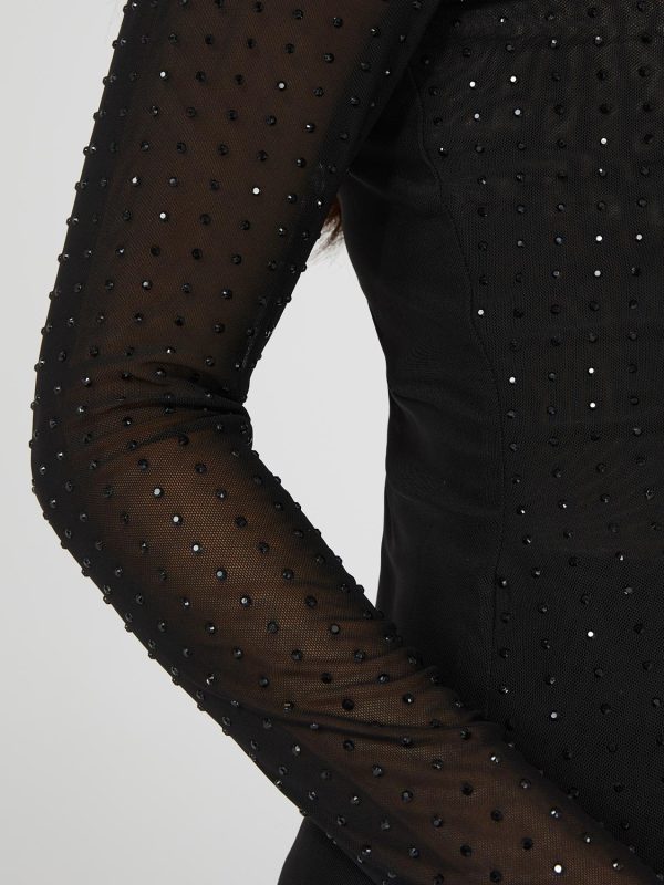 Long Sleeve Mock Neck Top - Image 4