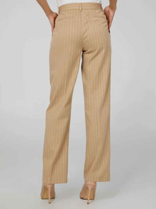 Pinstripe Classic Rise Trousers - Image 4