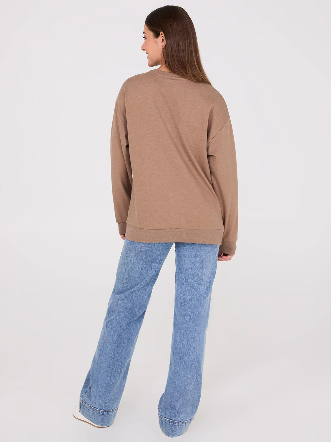 Loose Fit Fleece Sweatshirt - Image 12