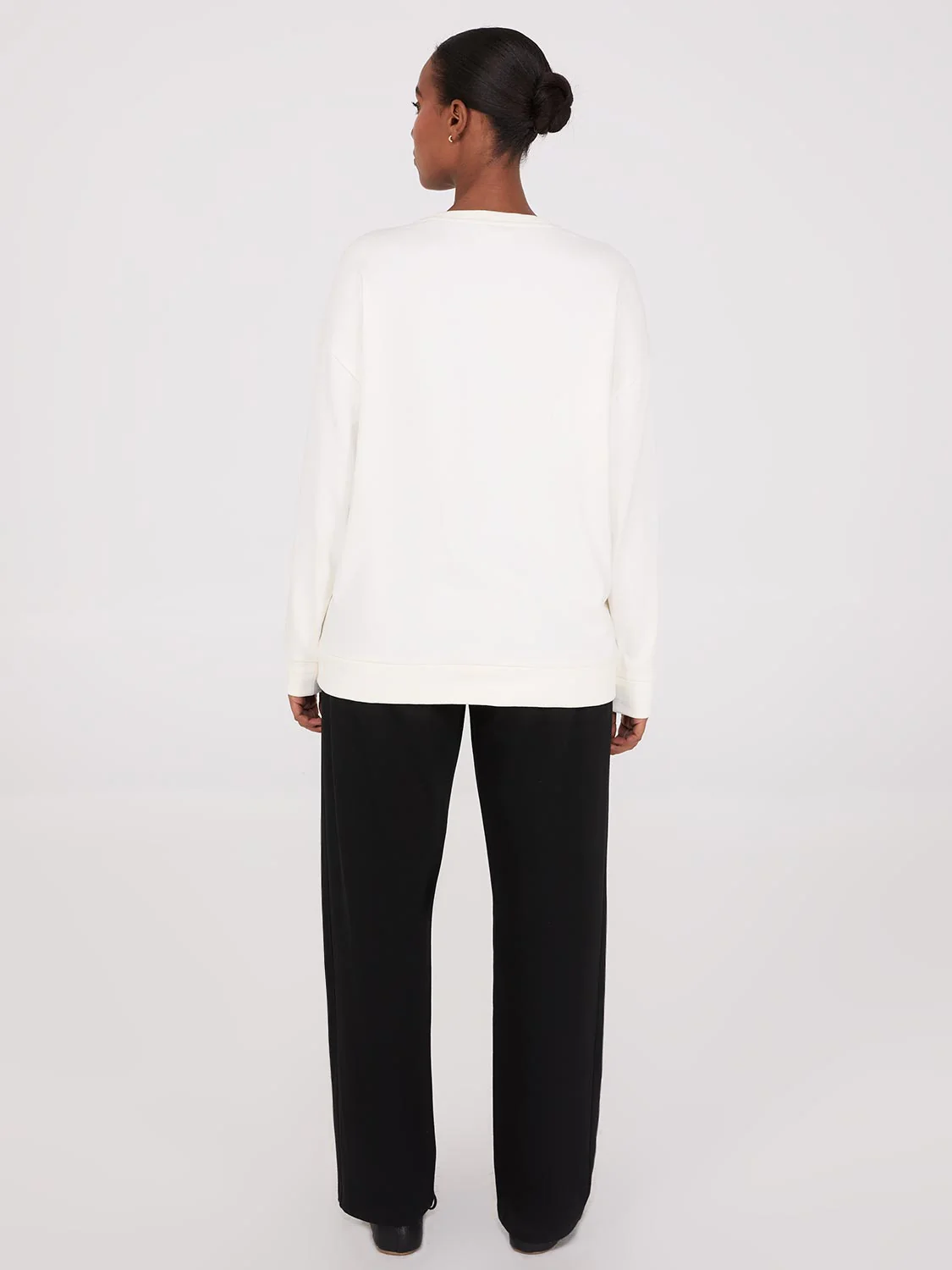 Loose Fit Fleece Sweatshirt - Image 5