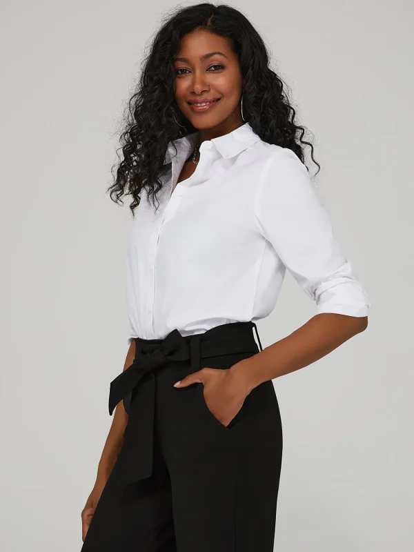 Classic Button-Down Blouse - Image 2