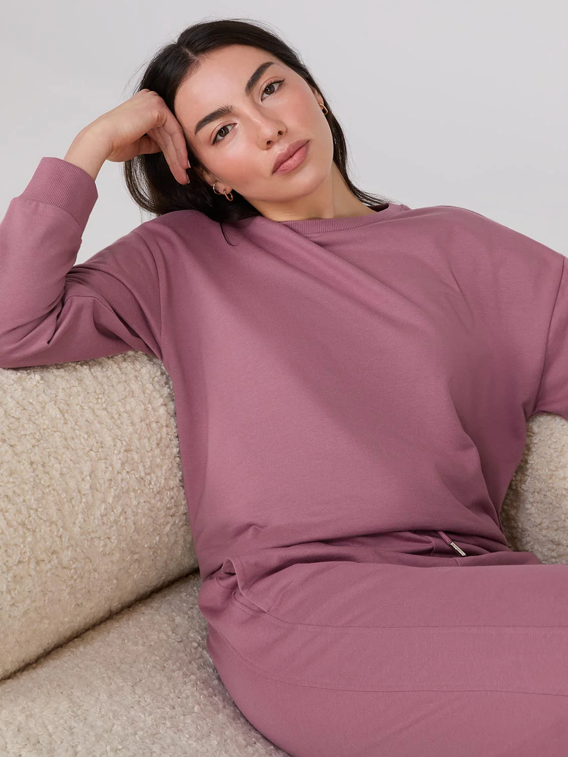 Loose Fit Fleece Sweatshirt - Image 6