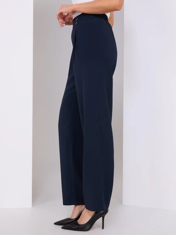 4-Button Wide Leg Pants - Image 9