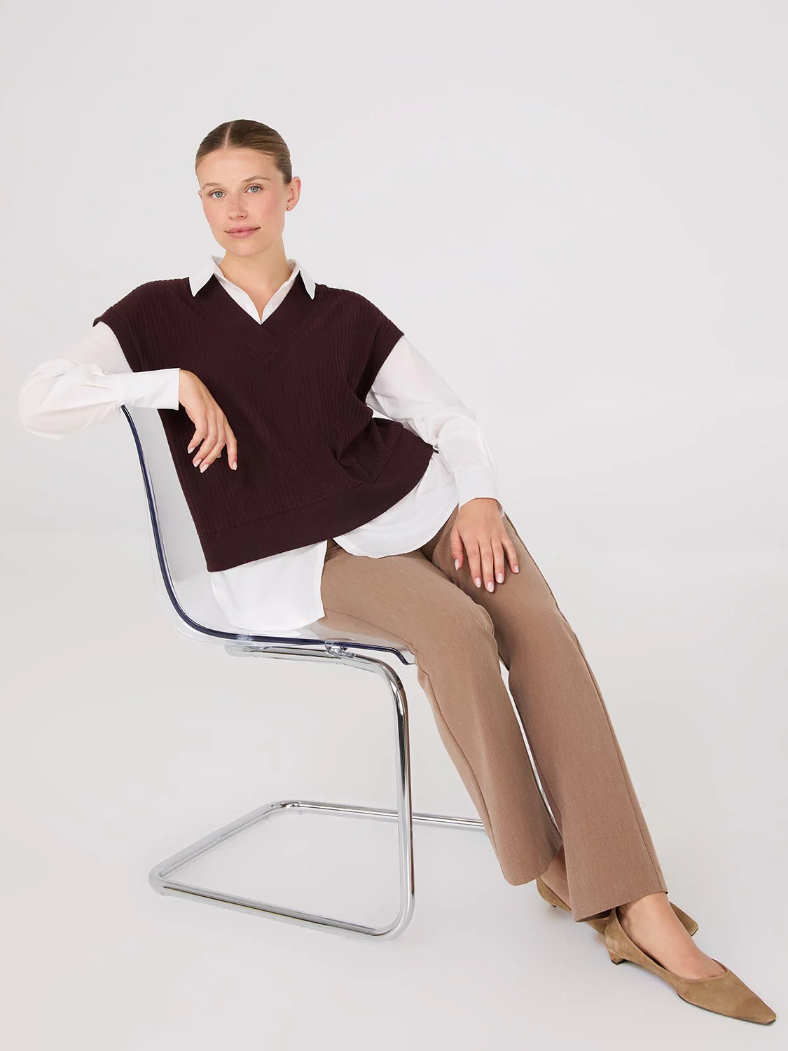 2-Fer Blouse With Short Sleeve Top - Image 6