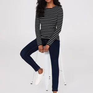 Skinny Leg Long Length Stretch Jeans