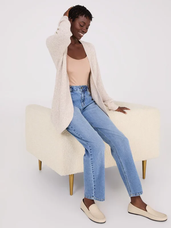 Waffle Knit Cardigan - Image 2