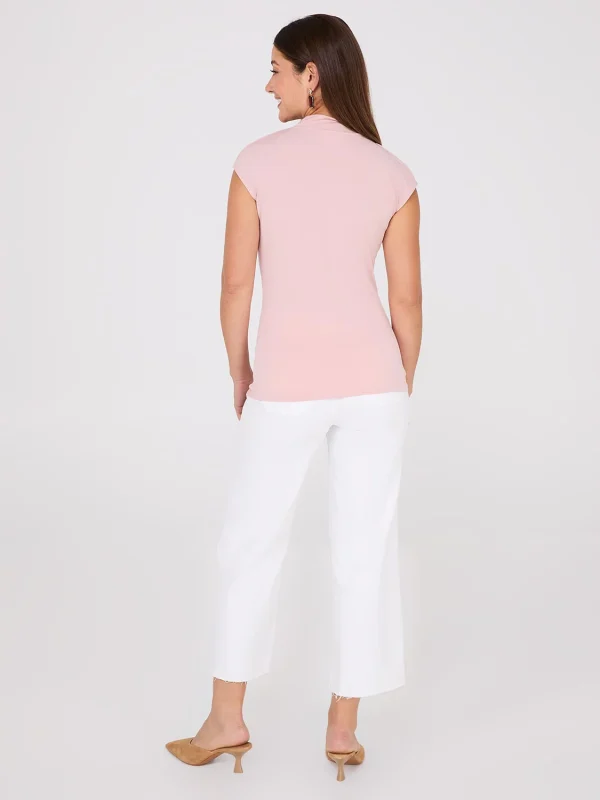 Extended Sleeve Funnel Neck Top - Image 4