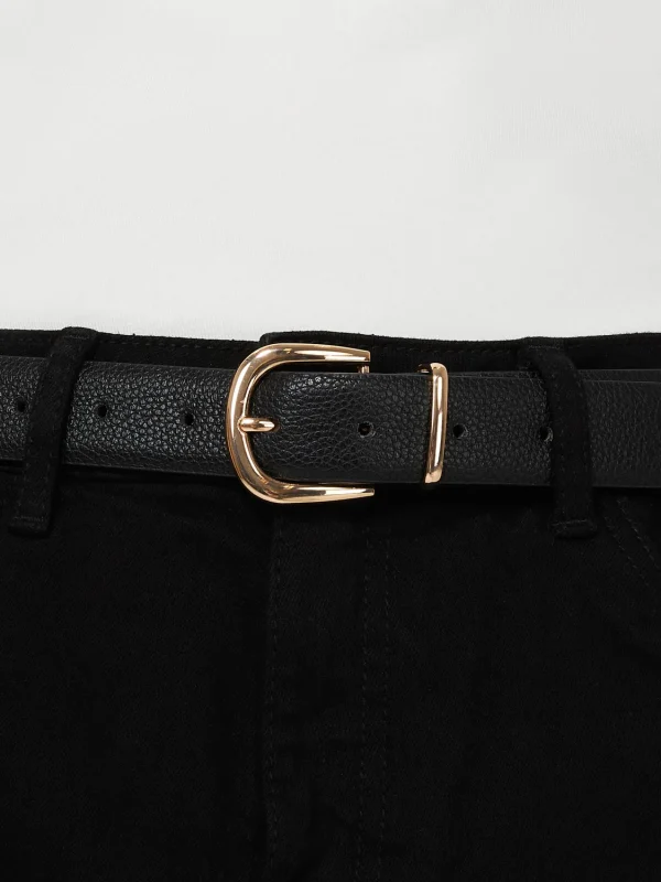 Gold Circle Buckle Belt - Image 4