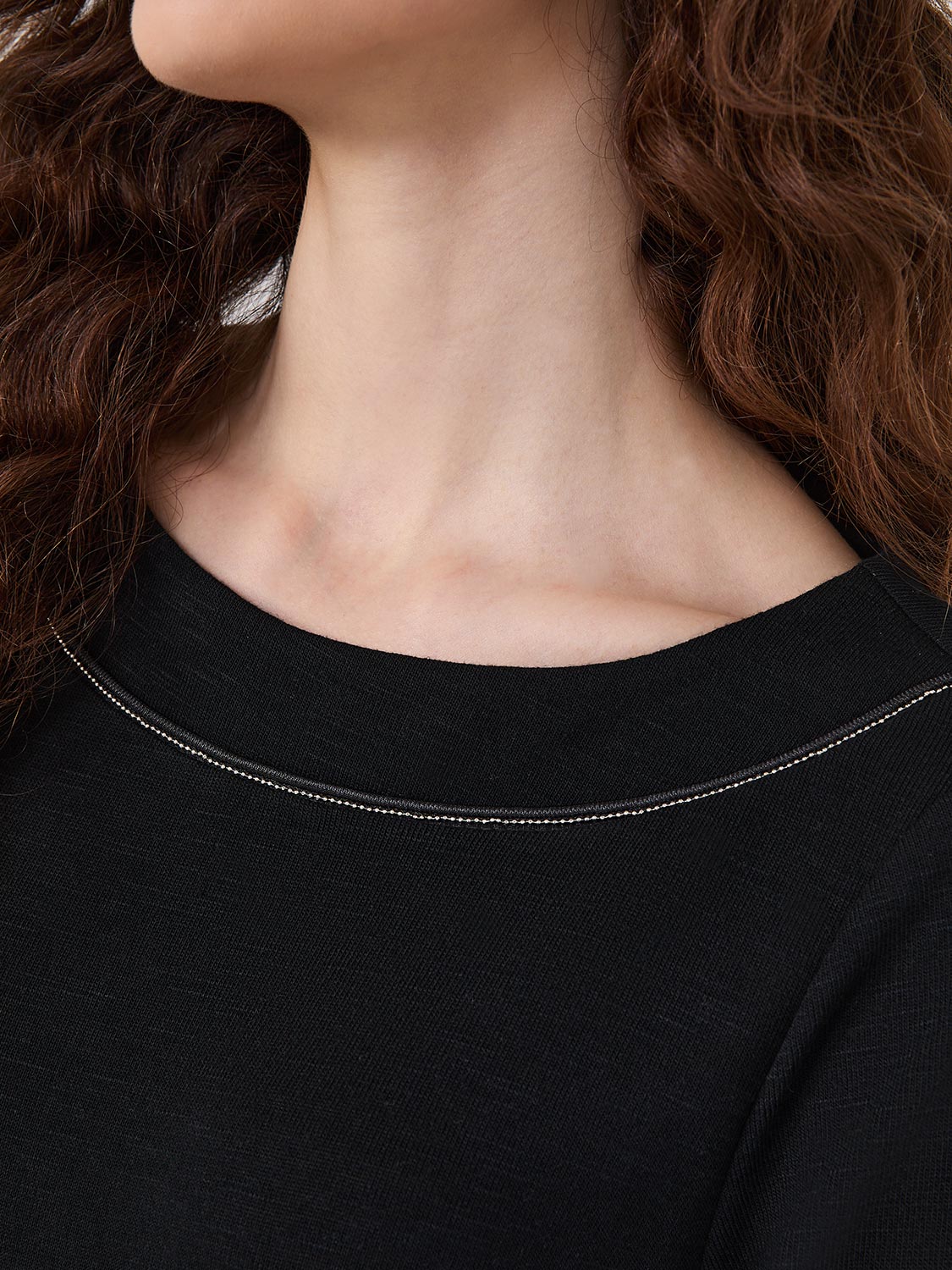 3/4 Sleeve Boat Neck Top - Image 6
