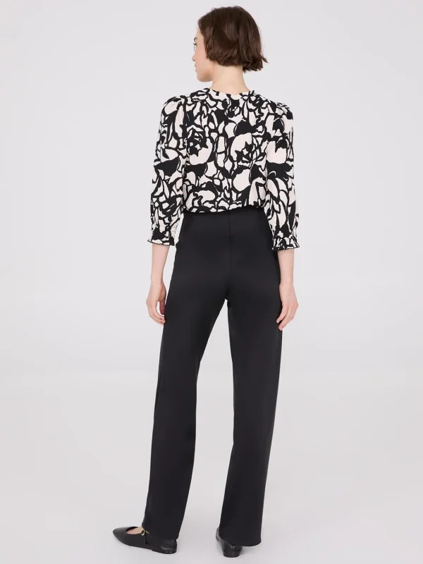 Front Pintuck Ankle Length High-Rise Pants - Image 5
