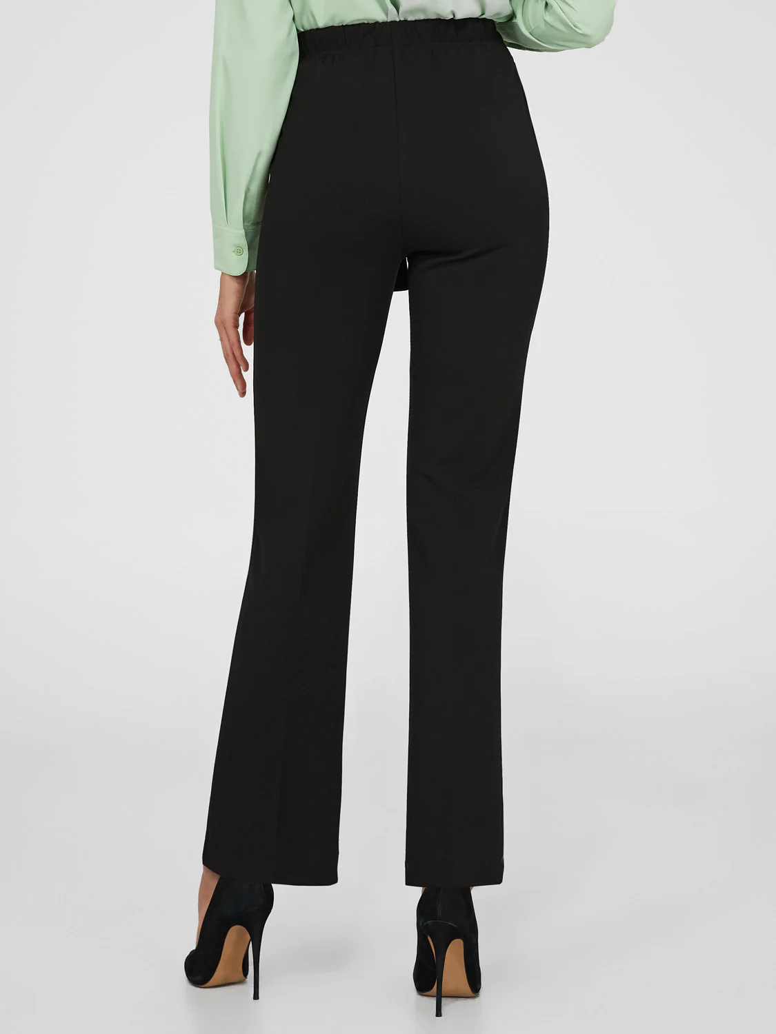 High-Waisted Tie Belt Pants - Image 4