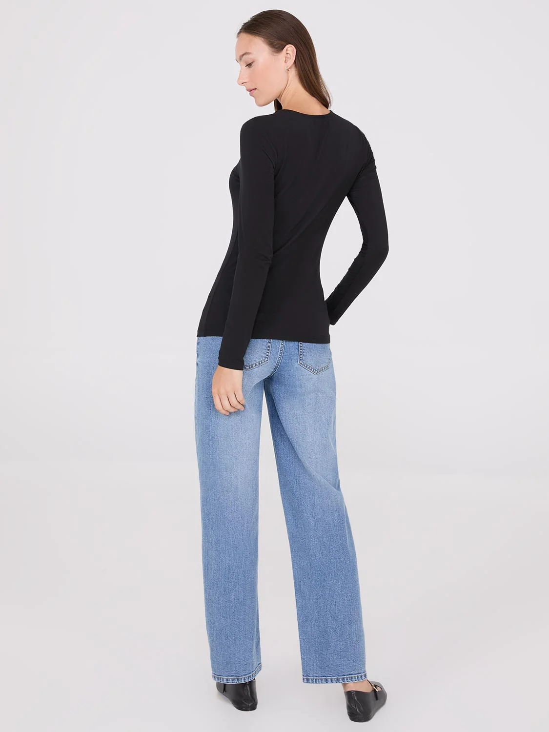 Long Sleeve Round Neck Top - Image 13