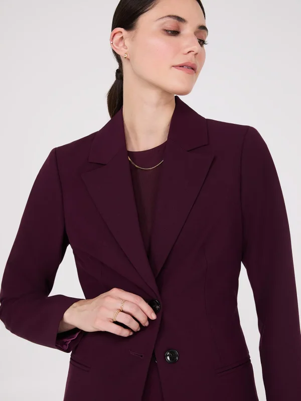 Notch Collar 2-Button Blazer - Image 10