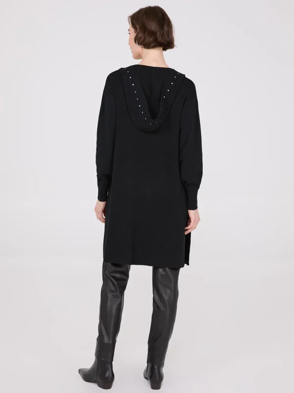 Hooded Duster With Stud Details - Image 4