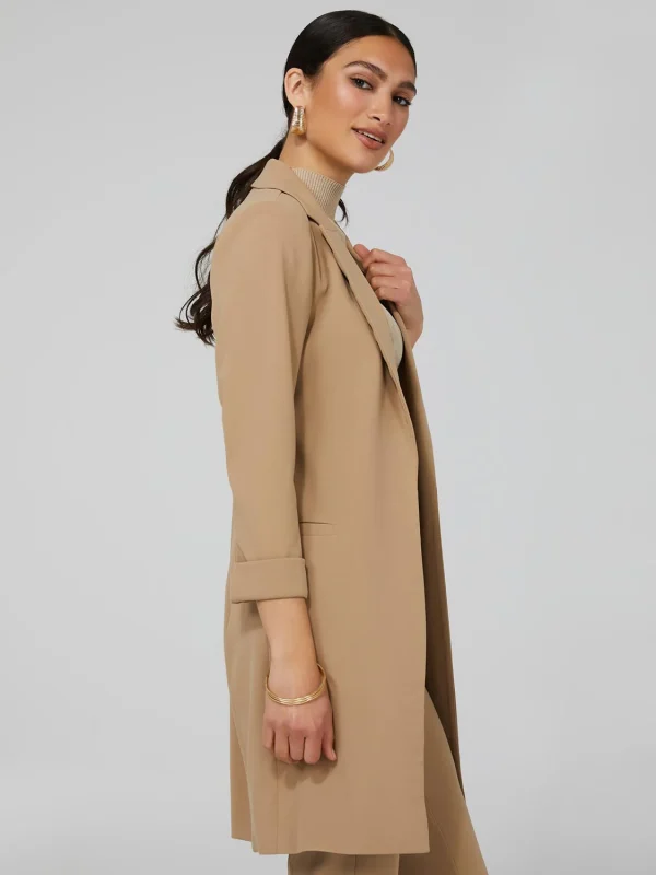 Long Open Blazer With Front Pockets - Image 7