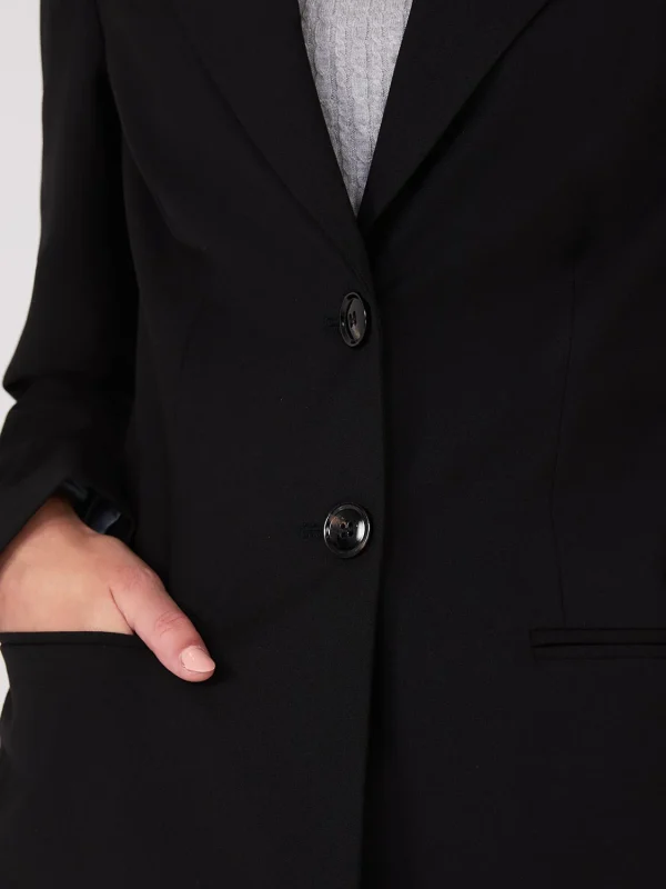 Notch Collar 2-Button Blazer - Image 8