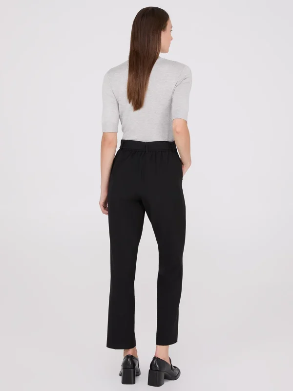 Mid-Rise Pleated Ankle Length Pants - Image 7