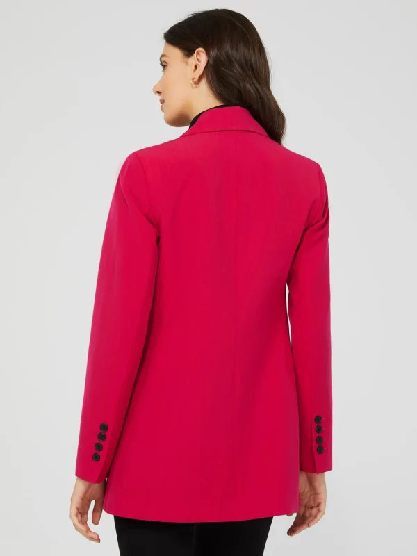 6-Button Open Blazer With Flap Pockets - Image 7