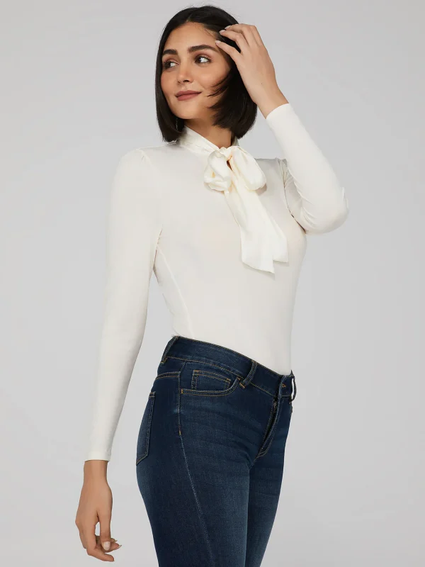 Oversized Satin Bow Top - Image 7