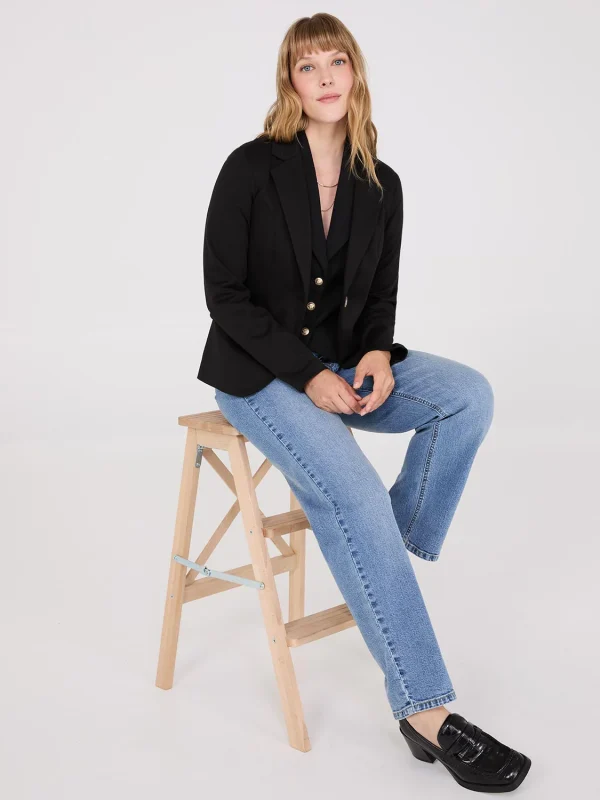 Short 1-Button Blazer - Image 3