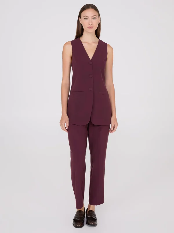 Mid-Rise Pleated Ankle Length Pants - Image 11