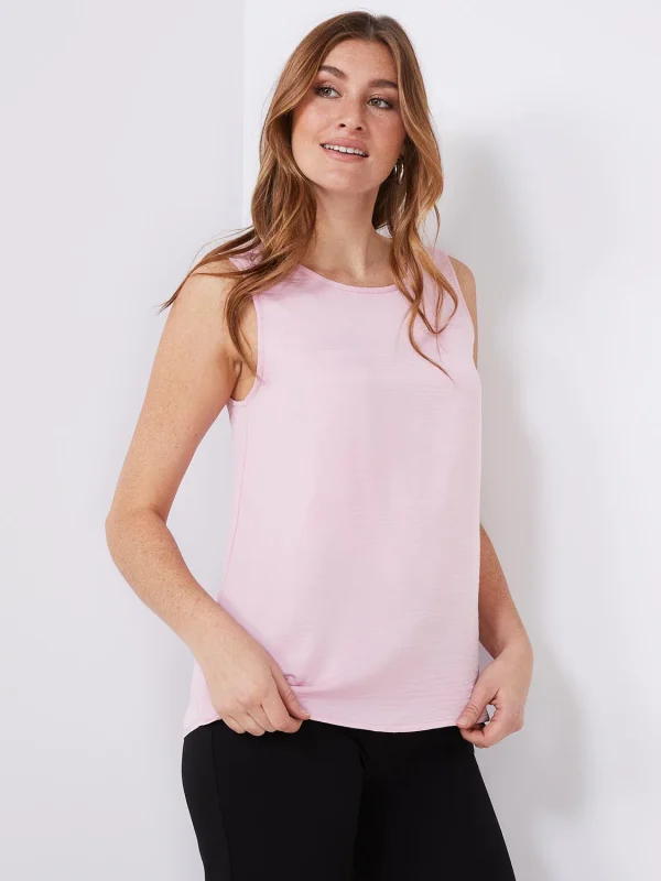 Sleeveless Textured Blouse