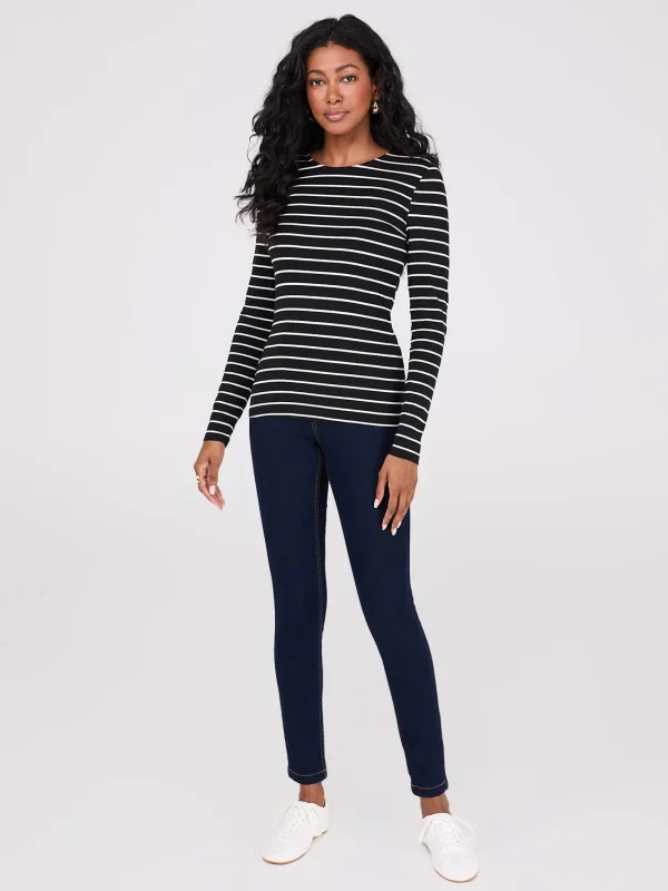 Skinny Leg Long Length Stretch Jeans - Image 4
