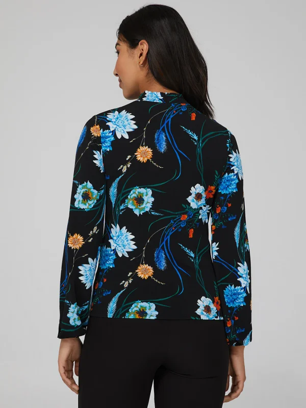 Peek-A-Boo Front Bubble Sleeve Top - Image 4