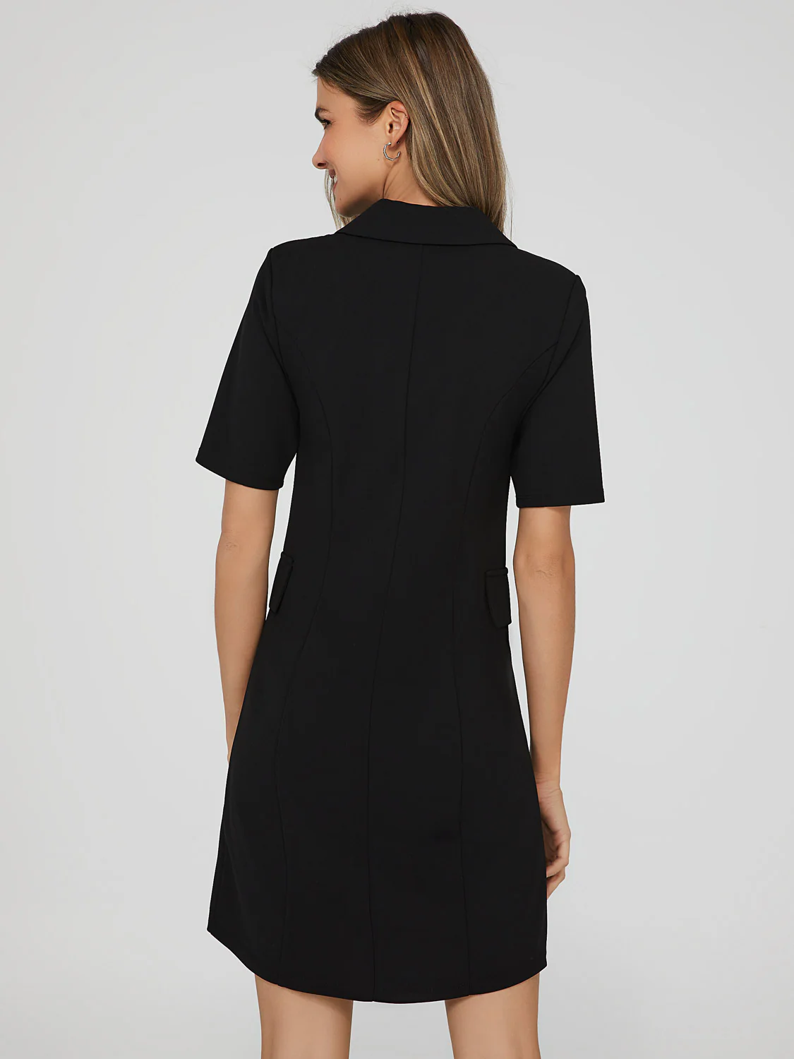 Double-Breasted Blazer Dress - Image 4