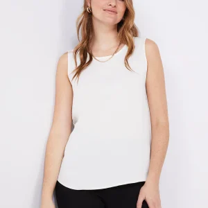 Sleeveless Textured Blouse