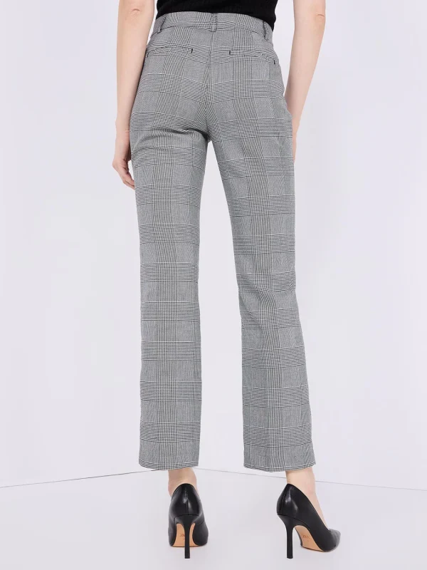 Plaid Straight-Leg Pants - Image 4