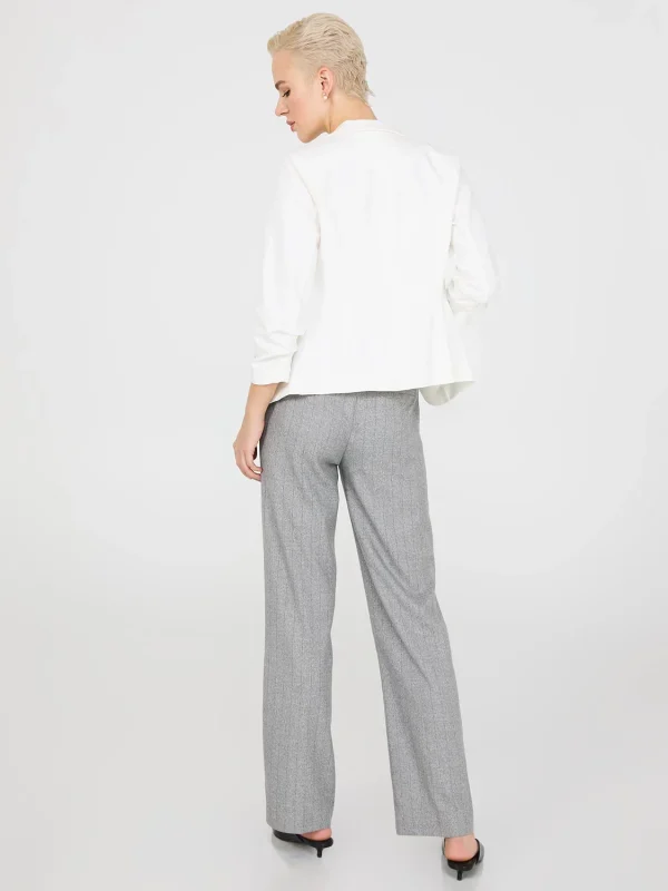 3/4 Ruched Sleeve Blazer - Image 11