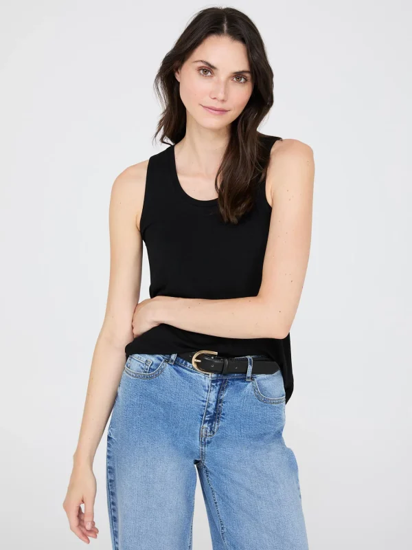 Scoop Neck Swing Tank Top - Image 3