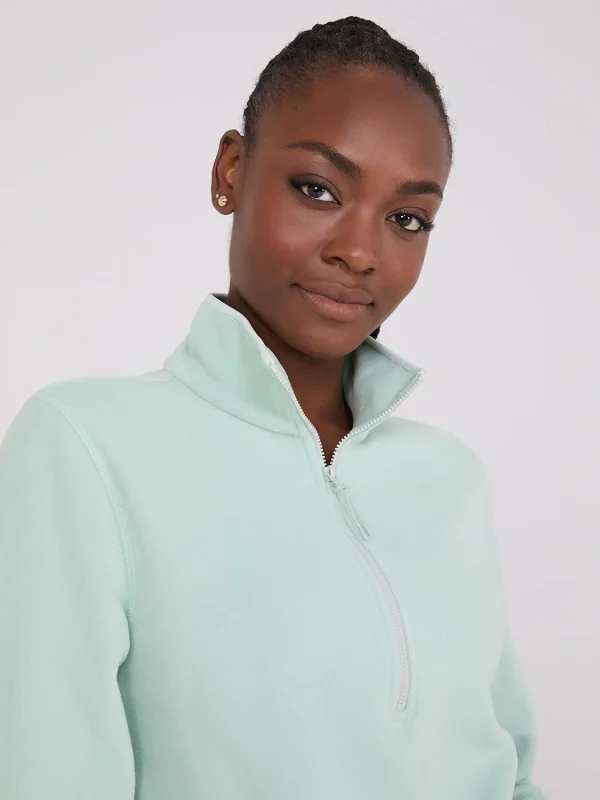 Half-Zip Polar Fleece Top - Image 12