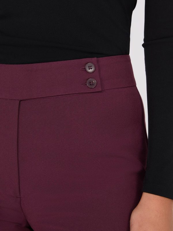 Mid-Rise Long Length Bootcut Pants - Image 4