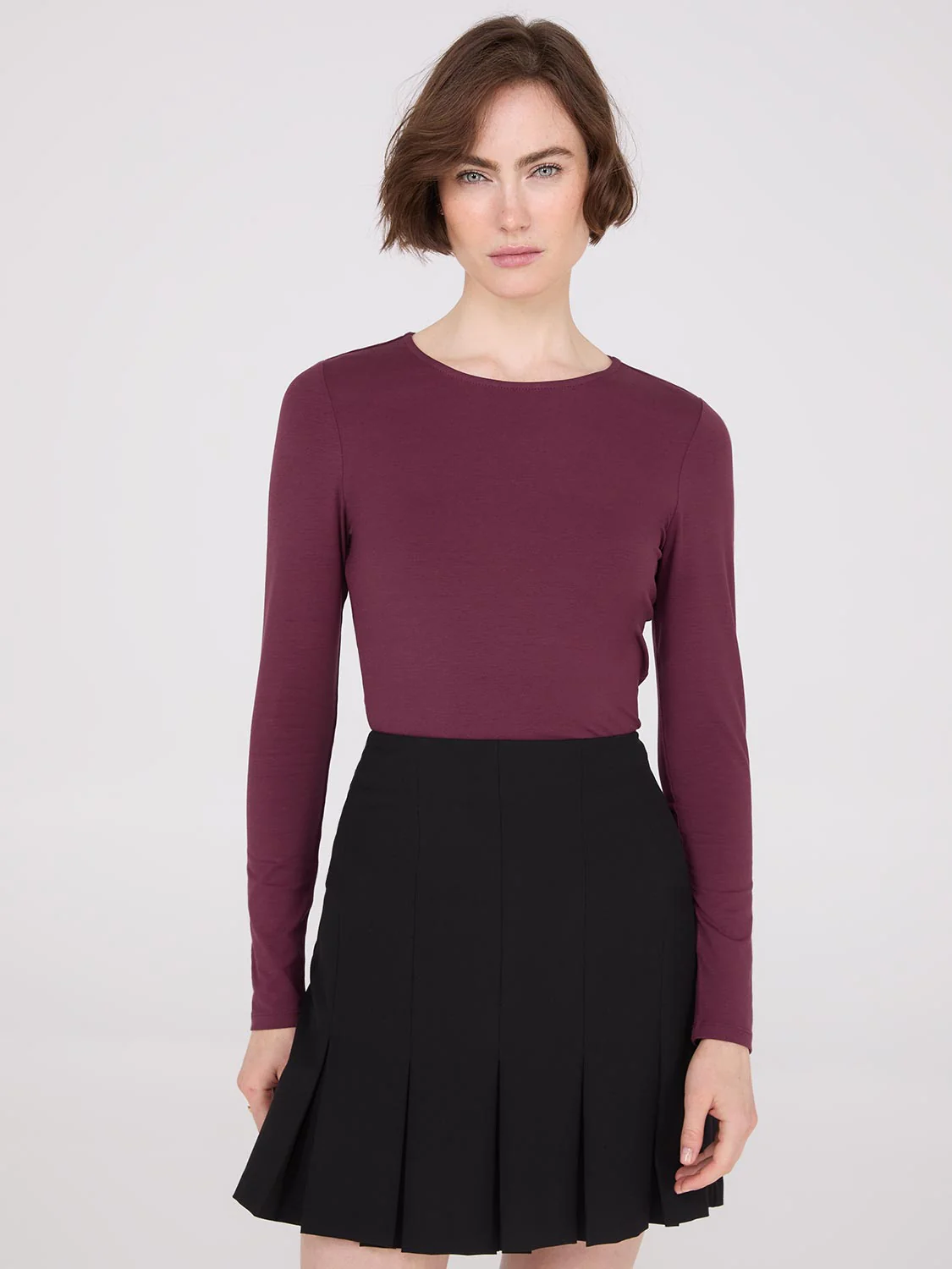 Long Sleeve Round Neck Top - Image 8