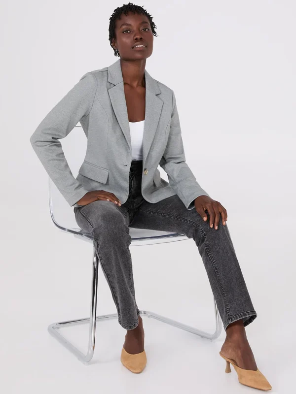 Short 1-Button Blazer - Image 9