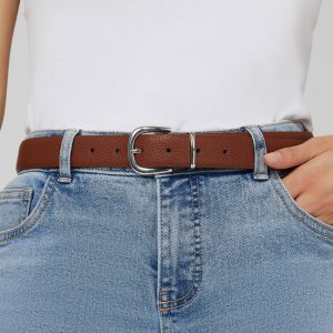 Gold Circle Buckle Belt