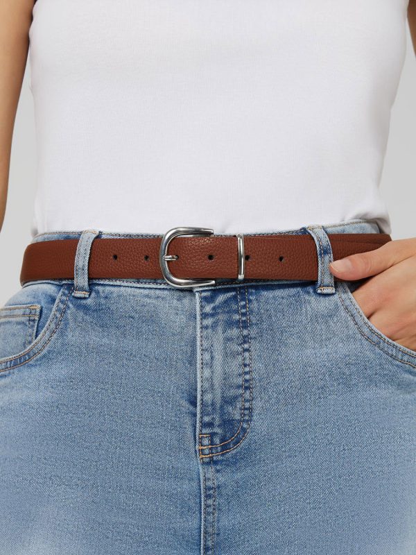 Gold Circle Buckle Belt