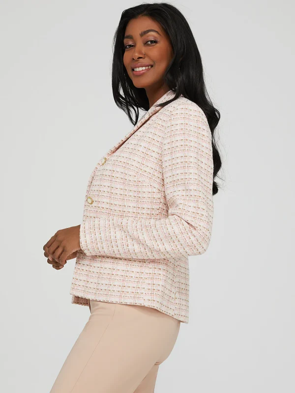 Boucle 3-Button Blazer - Image 4