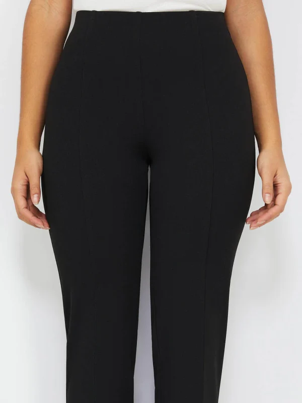 High Rise Crepe Pull-On Pants - Image 4