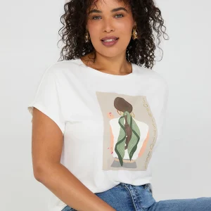 Foil "Sophistiquee" Graphic T-Shirt