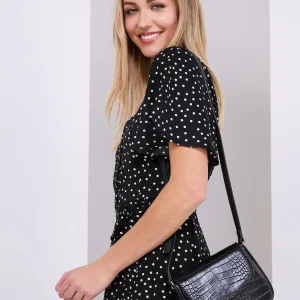 Crocodile Embossed Crossbody Bag