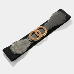 Double Carved Ring Buckle Belt